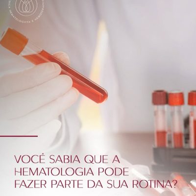 Cuidar do sangue é cuidar da saúde geral